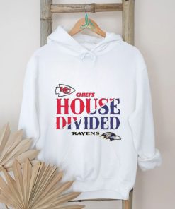 House Divided Kansas City Chiefs vs Baltimore Ravens Logo Shirt
