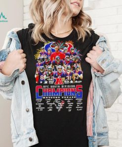 Houston Texans 2023 AFC South Division champions signatures fireworks shirt, hoodie, sweater, long sleeve and tank top Houston Texans 2023 AFC South Division champions signatures fireworks shirt