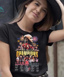 Houston Texans Football Team AFC South Champions 2023 Signatures Shirt