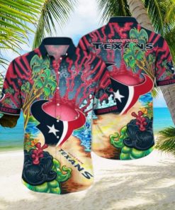 Houston Texans NFL Flower Hawaii Shirt Summer Football Shirts Style Gift N