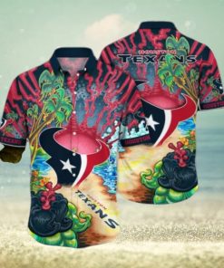 Houston Texans NFL Flower Hawaii Shirt Summer Football Shirts