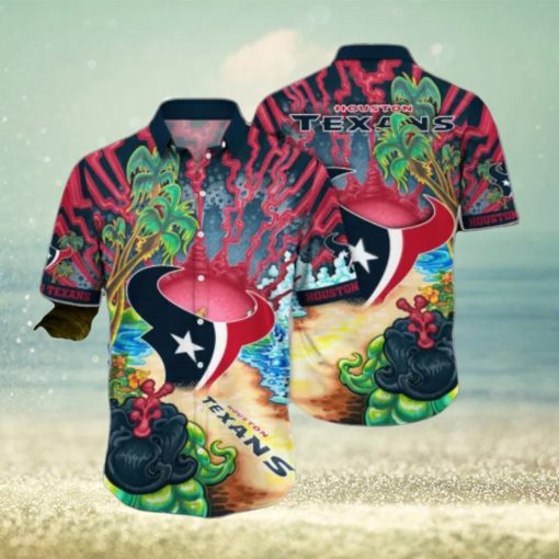 Houston Texans NFL Flower Hawaii Shirt Summer Football Shirts