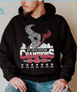 Houston Texans Skyline Logo Players Name AFC South Division Champions 2023 Shirt, hoodie, sweater, long sleeve and tank top Houston Texans Skyline Logo Players Name AFC South Division Champions 2023 Shirt