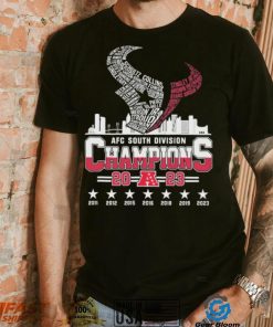 Houston Texans Skyline Logo Players Name AFC South Division Champions 2023 Shirt, hoodie, sweater, long sleeve and tank top Houston Texans Skyline Logo Players Name AFC South Division Champions 2023 Shirt