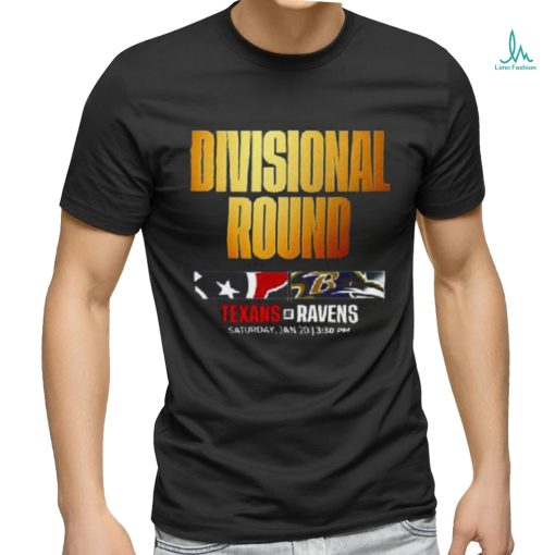 Houston Texans Vs Baltimore Ravens 2023 Super Divisional Round Shirt