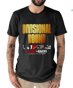 Houston Texans Vs Baltimore Ravens 2023 Super Divisional Round Shirt
