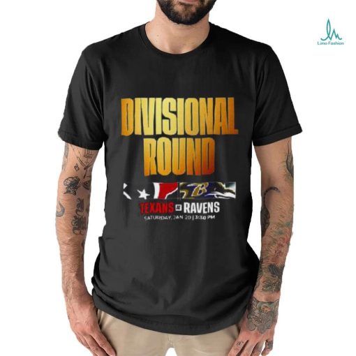 Houston Texans Vs Baltimore Ravens 2023 Super Divisional Round Shirt