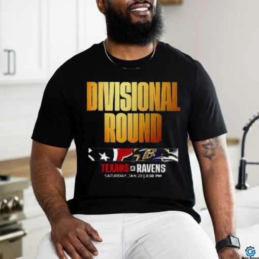 Houston Texans Vs Baltimore Ravens 2023 Super Divisional Round Shirt