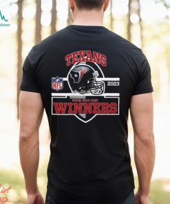 Houston Texans Winners Champions 2023 Super Wild Card NFL Divisional Helmet Logo T Shirt