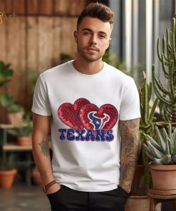 Houston Texans football Valentine’s Day heart t shirt