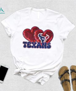 Houston Texans football Valentine’s Day heart t shirt