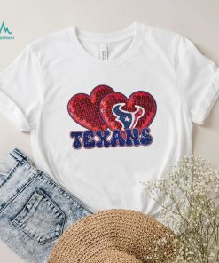 Houston Texans football Valentine’s Day heart t shirt
