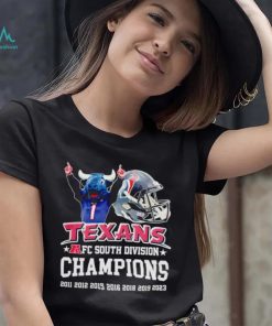 Houston Texans mascot AFC South Division Champions shirt, hoodie, sweater, long sleeve and tank top Houston Texans mascot AFC South Division Champions shirt