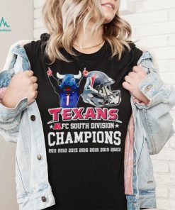Houston Texans mascot AFC South Division Champions shirt, hoodie, sweater, long sleeve and tank top Houston Texans mascot AFC South Division Champions shirt