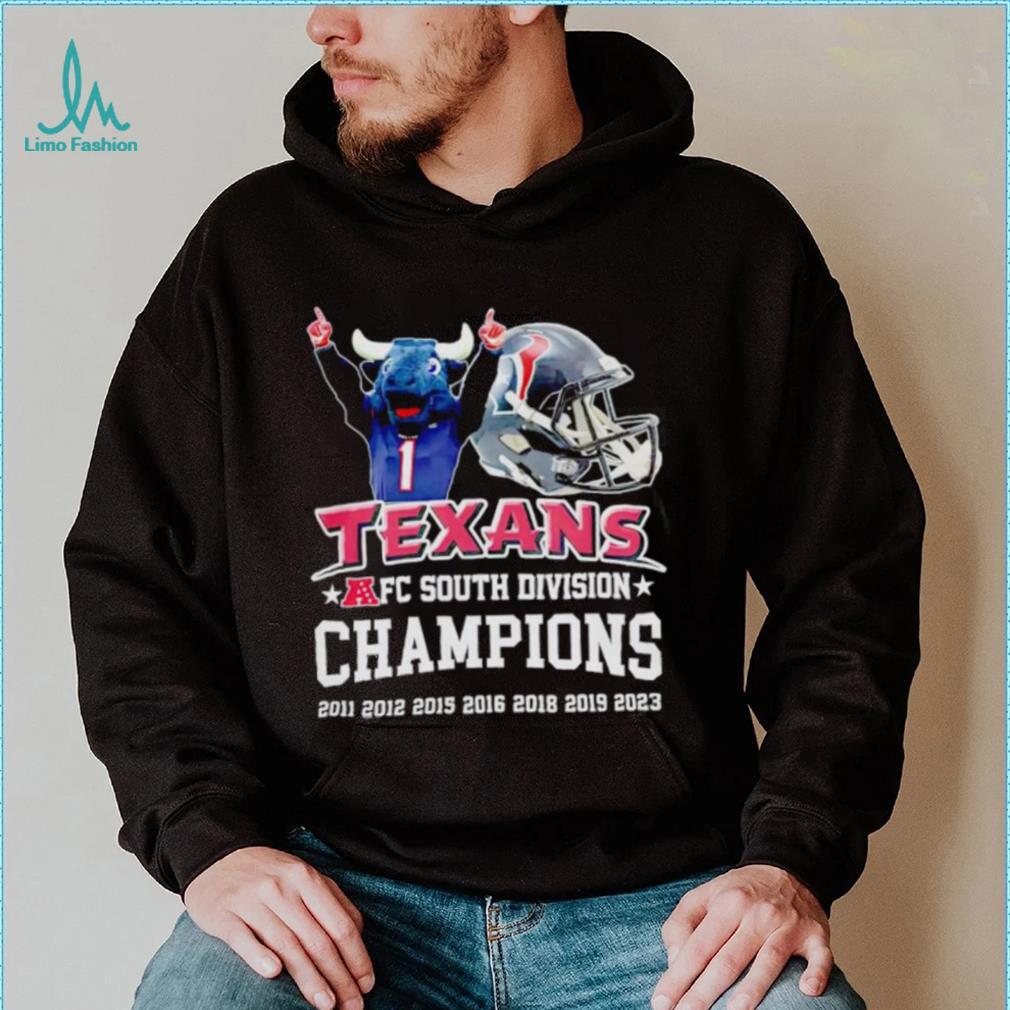 Houston Texans mascot AFC South Division Champions shirt Houston Texans mascot AFC South Division Champions shirt