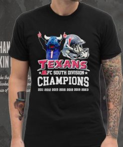 Houston Texans mascot AFC South Division Champions shirt, hoodie, sweater, long sleeve and tank top Houston Texans mascot AFC South Division Champions shirt