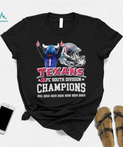 Houston Texans mascot AFC South Division Champions shirt, hoodie, sweater, long sleeve and tank top Houston Texans mascot AFC South Division Champions shirt