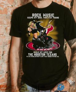 Houston Texans rock music keep my soul forever young shirt