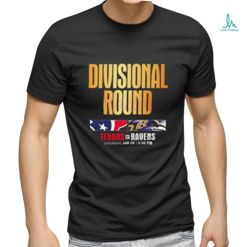 Houston Texans vs Baltimore Ravens Divisional Round 2024 Shirt
