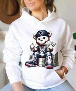 Houston Texas Teddy Bear Hip Hop Style NFL Shirt