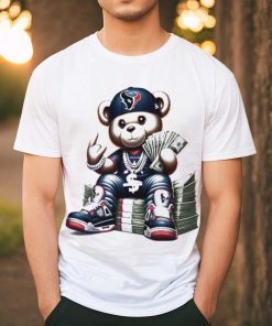 Houston Texas Teddy Bear Hip Hop Style NFL Shirt