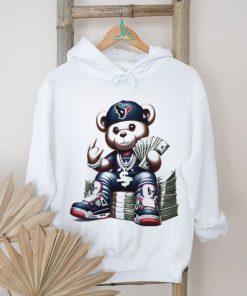 Houston Texas Teddy Bear Hip Hop Style NFL Shirt