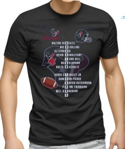 Houston texans 2023 afc wild card playoffs winners team city let’s go texans shirt