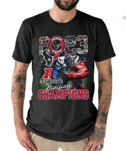 Houston texans mascot team 2023 afc south division champions shirt