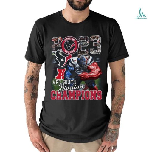 Houston texans mascot team 2023 afc south division champions shirt