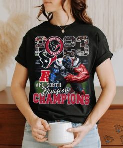 Houston texans mascot team 2023 afc south division champions shirt
