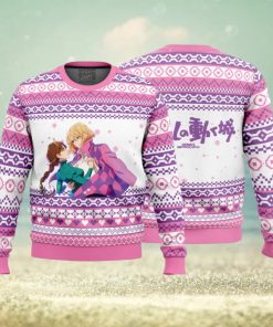 Howl and Sophie Howl’s Moving Castle Ugly Christmas Sweater