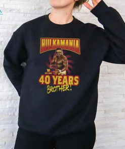 Hulk Hogan 40 Years Brother Est 1984 WWE Shirt