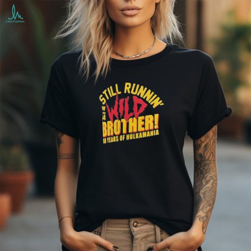 Hulk Hogan 40 Years Still Runnin’ Wild t shirt