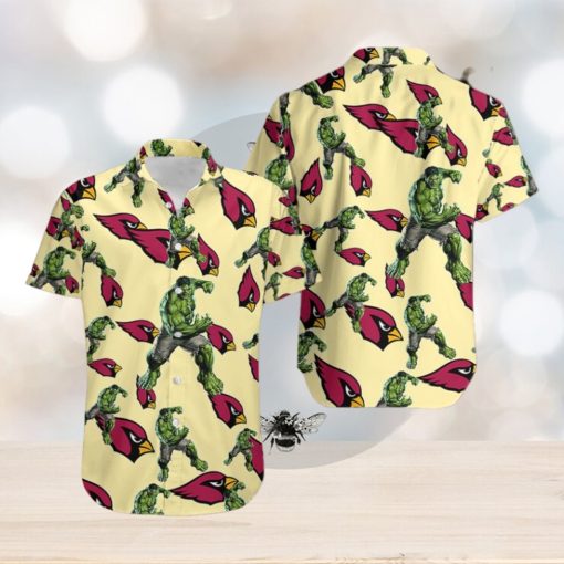 Hulk Marvel Avengers Fanfiction Tacky Hawaiian Shirt Arizona Cardinals