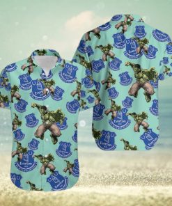 Hulk Marvel Avengers Memes Natural Light Hawaiian Shirt Everton Fc