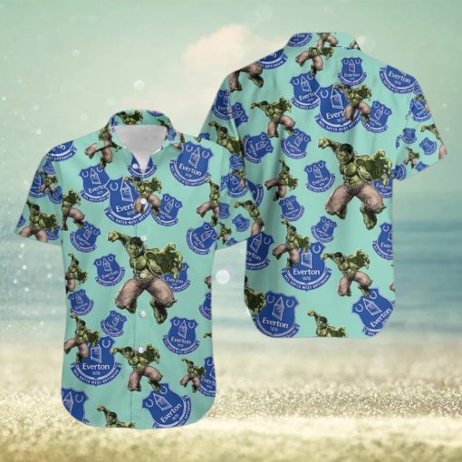 Hulk Marvel Avengers Memes Natural Light Hawaiian Shirt Everton Fc