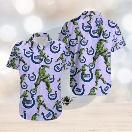 Hulk Marvel Avengers Memes Soft Hawaiian Shirts Indianapolis Colts