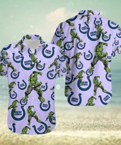 Hulk Marvel Avengers Memes Soft Hawaiian Shirts Indianapolis Colts