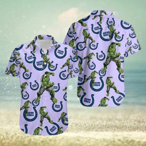 Hulk Marvel Avengers Memes Soft Hawaiian Shirts Indianapolis Colts