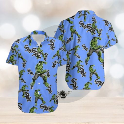 Hulk Marvel Avengers Memes Summer Hawaiian Shirts Chicago White Sox