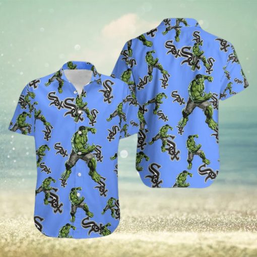 Hulk Marvel Avengers Memes Summer Hawaiian Shirts Chicago White Sox