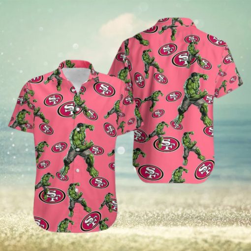 Hulk Marvel Avengers Movies 80S Hawaiian Shirt Outfit San Francisco 9Ers