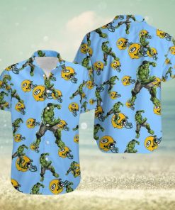 Hulk Marvel Avengers New Movie Hawaiian Shirts For Sale Green Bay Packers Nfl