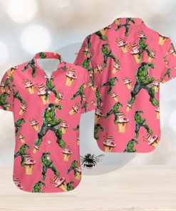 Hulk Marvel Avengers Shirts Natural Light Hawaiian Shirt Chocolate Ice Cream