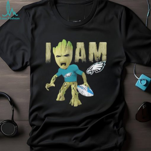 I Am Groot Disney Philadelphia Eagles Shirt, Gifts For Eagles Fans