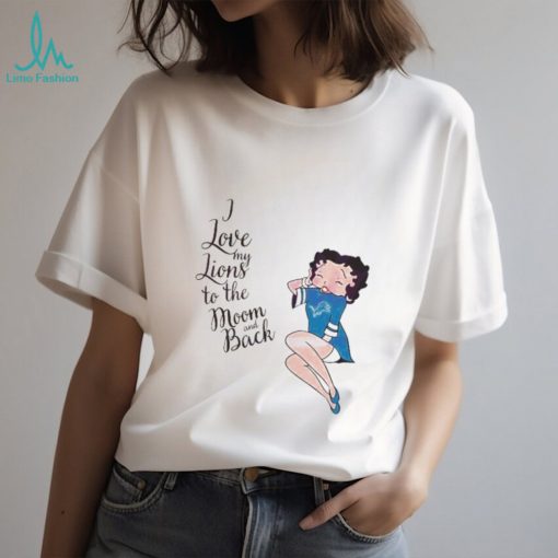 I Love My Lions To The Moon And Back Shirt