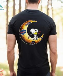I Love Snoopy To The Moon And Back Buffalo Bills Football T Shirt