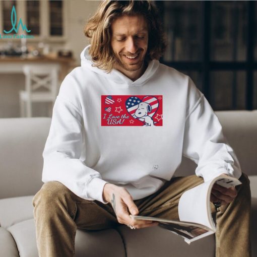 I Love The Usa, Snoopy Memorial Day Shirt