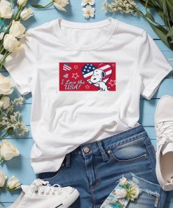 I Love The Usa, Snoopy Memorial Day Shirt