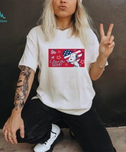 I Love The Usa, Snoopy Memorial Day Shirt